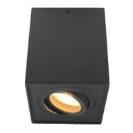 Opbouwspot Obi1 Vierkant GU10 LED zwart