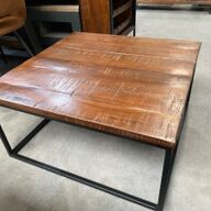 Mumbai salontafel vierkant, acacia (nieuw, outlet)