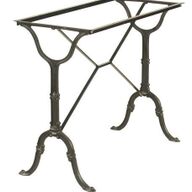 Tafelonderstel rechthoekig 80x36cm gietijzer - horeca tafel onderstel