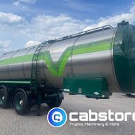 LAKO T343 Tank-trailer LAKO T343 Tankoplegger RVS - Bouwjaar 2000 - SAF assen - Gestuurd - Laadvermogen 34.880 kg CB1110