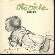 Otto Dicke; 3 boekjes: Kinderen, Landschappen, Figuurtekenen  ///////////////////////