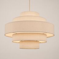 52cm hanglamp linnen of stof tafel bed bank hal bedrijf lamp