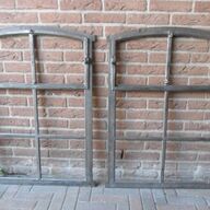 Originele gietijzeren stalramen,stalraam 6 vaks, 63 br 90 hg onderhoudsvrij