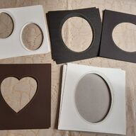 Grote hoeveelheid passepartout karton - 29,5 x 29,5 cm