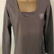 Taupe Kleurige Longsleeve met Rugprint - Esprit Sports