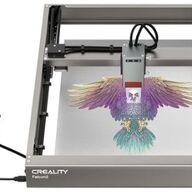 Creality Falcon2 22W Laser Engraver Cutter, Pre-assembled, Integrated Air Assist, 0.1mm Compressed Spot, 25000mm/min Engraving Speed, Triple Monitoring Systems, Offline Dynamic Preview, 400*415mm