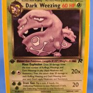 Dark Weezing 31/82 - Team Rocket (1st edition)