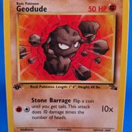 Geodude 47/62 - Fossil (1st edition)
