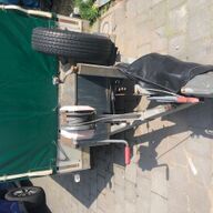 Aanhangwagen dubbel assen geremd
