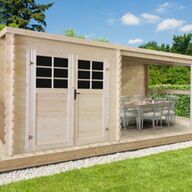 Tuinhuis Actiemodel P88915: 2380+3020 x 2380 mm
