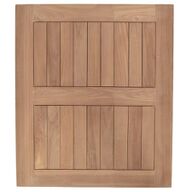Teakhouten tafelblad rechthoek 70 x 60 cm