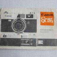 CANON Handleiding Canonet QL25 Camera 1965 (D171)