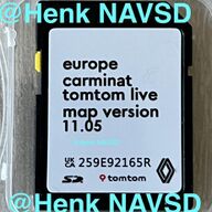 ✅ Renault Carminat live SD TomTom navigatie Update Europa 2023-2024
