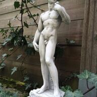 tuinbeeld beton  , david
