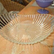 Vintage, schaaltje in glas ovaal, perfecte staat