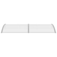 VidaXL Deurluifel 240x100 cm PC grijs