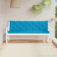 VidaXL Tuinbankkussens 2 st 180x50x7 cm oxford stof lichtblauw315032
