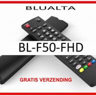 Vervangende afstandsbediening voor de BL-F50-FHD  van BLUALTA.