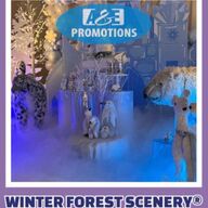 Huur winterbos props witte wolf wit hert 0599 41 62 00