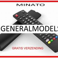 Vervangende afstandsbediening voor de GENERALMODELS  van MINATO.