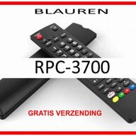 Vervangende afstandsbediening voor de RPC-3700  van BLAUREN.