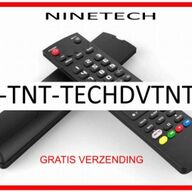 Vervangende afstandsbediening voor de NT-TNT-TECHDVTNT300  van NINETECH.