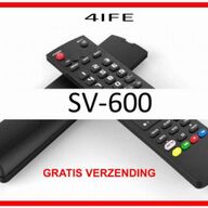 Vervangende afstandsbediening voor de SV-600  van 4IFE.