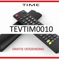 Vervangende afstandsbediening voor de TEVTIM0010  van TIME.