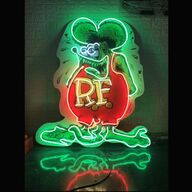 Rat fink neon licht reclame mancave decoratie lamp neons