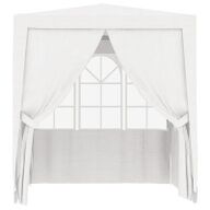 VidaXL Partytent met zijwanden professioneel 90 g/m² 2x2 m wit8719883767598