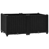 VidaXL Plantenbak verhoogd 80x40x38 cm polypropyleen8720286493243