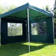 Profi Easy-Up Vouwpaviljoen/Vouwtent/Partytent 3x3m Groen