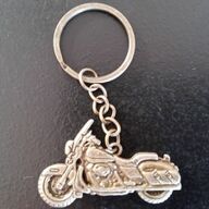 Sleutelhanger metaal Biker