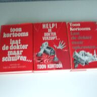 Boeken, 3 stuks van Toon Kortooms, zie omschrijving.