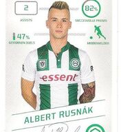 Voetbalplaatje Albert Rusnak