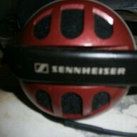 Vintage Sennheiser 450-2 koptelefoon rood 3m snoer