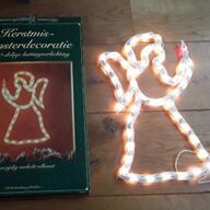 Kerstverlichting engeltje / engel met kaars (in doos)