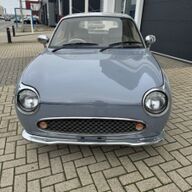 Hele mooie Nissan Figaro in Lapisgrijs