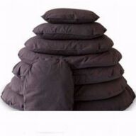 Hondenkussen Ovaal Taupe/Bruin + Rits vanaf € 12,95!