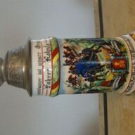 Halve liter bierpul / 110 jaar oud