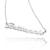 Naamketting zilver