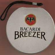 Bacardi Breezer CD-houder in metaal