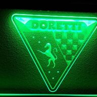 DORETTI LOGO 3D LED VERLICHTING RECLAME LAMP MET NEON LOOK