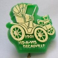 Pin Vis a vis Decauville 1901