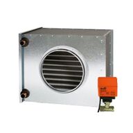 Luchtverwarmer voor ventilatiekanaal D200 complete set