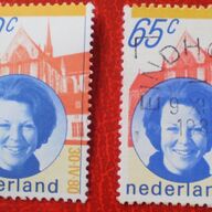 NL- Koningin Beatrix 60 / 65 C - 1x Postfris / 1x Gestempeld