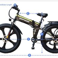 DEEPOWER H26 Pro (GR26) Electric Bike 26*4.0 Inch Fat Tire 48V 1000W Motor 17.5Ah Battery 60Km/h Max Speed Shimano 7 Speed Gear 150KG Load
