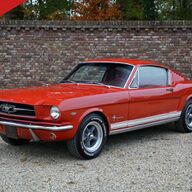 Ford Mustang 289 Fastback PRICE REDUCTION Triple red livery, Executed in &amp;quot;Maroon Red over Red Crinkle Vinyl&amp;quot;, Is in good and restored condition, 289 Cu engine with the automatic gearbox! Great condition troughout, Period correct Stripe Kit GT Side Stripes