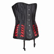 Echt leren corset model 07 in xs t/m 10xl