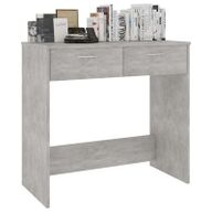 VidaXL Bureau 80x40x75 cm bewerkt hout betongrijs